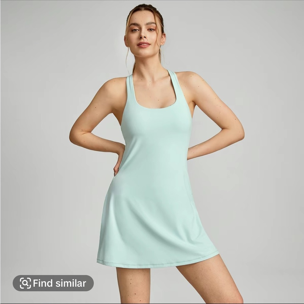 Women's Light Blue Everyday Summer Athletic dress